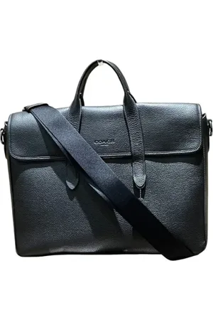 Coach Pre-owned, Dames, Zwart, ONE Size, Leer, Pre-owned Leather briefcases