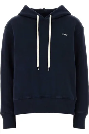 Autry Sweatshirts & Hoodies, Dames, Blauw, L, Katoen, Navy Katoenen Dames Sweatshirt