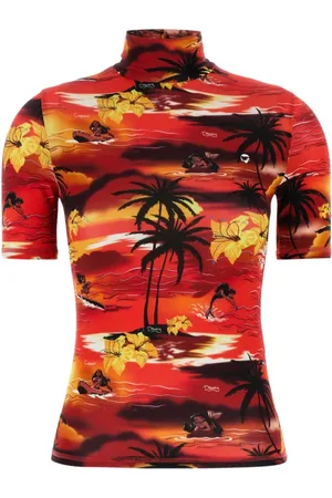 COPERNI Truien, Dames, Veelkleurig, S, Disney Bedrukt Stretchviscose T-shirt