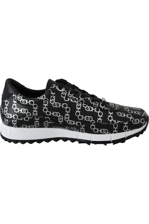 Jimmy Choo Schoenen, Dames, Zwart, 35 1/2 EU, Leer, Monza olcc Sneakers