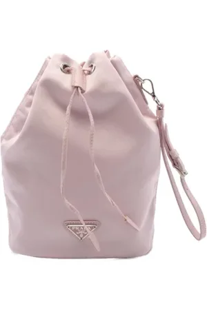 Prada Pre-owned, Dames, Roze, ONE Size, Nylon, Tweedehands Canvas handtassen