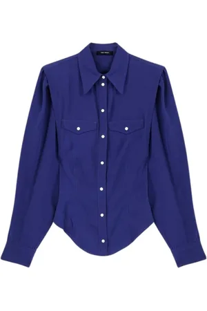 Isabel Marant Blouses & Shirts, Dames, Blauw, M, Elegante Witte Blouse