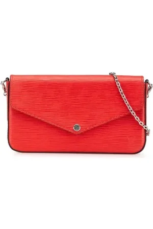 LOUIS VUITTON Pre-owned, Dames, Rood, ONE Size, Leer, Pre-owned Leather crossbody-bags