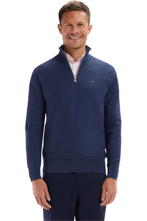 Eden Park Truien, Heren, Blauw, L, Katoen, Sweatshirts & Hoodies
