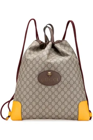 Gucci Pre-owned, Dames, , ONE Size, Nylon, Pre-owned Fabric backpacks