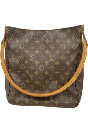 LOUIS VUITTON Pre-owned, Dames, Bruin, ONE Size, Tweedehands Canvas Louis Vuitton tassen