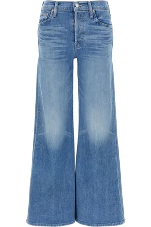 Mother Jeans, Dames, Blauw, W27, Denim, Heldere Blauwe Denim Jeans
