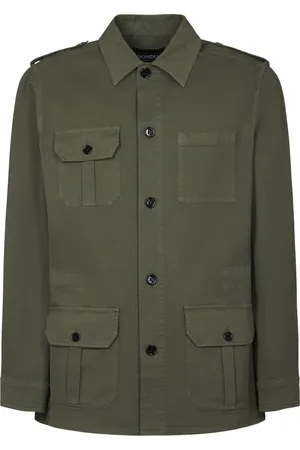 Dondup Jassen, Heren, Groen, XL, Stijlvolle Field Jacket voor Mannen