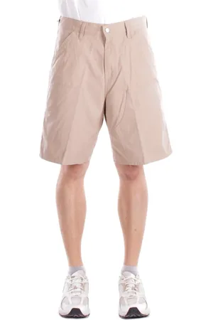 Carhartt Korte broeken, Heren, Bruin, W33, Katoen, Katoenen shorts met rits en zakken