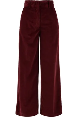 Aspesi Broeken, Dames, Bruin, XS, Wijde broek