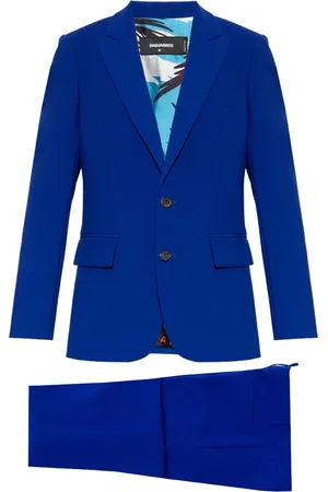 Dsquared2 Jassen, Dames, Blauw, 2Xs, Leer, Blauw Pocketed Pak