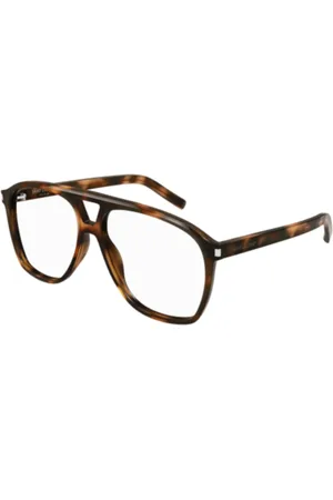 Saint Laurent Accessoires, unisex, Bruin, ONE Size, Dune Opt Zonnebril
