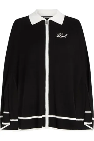 Karl Lagerfeld Jassen, Dames, Zwart, S, Cape Karl H24