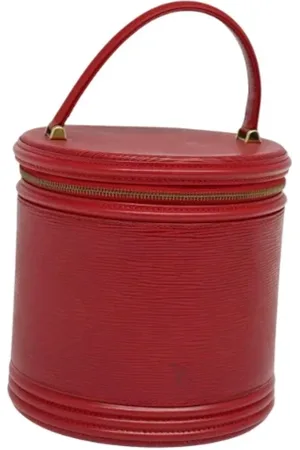LOUIS VUITTON Pre-owned, Dames, Rood, ONE Size, Leer, Tweedehands leren handtassen