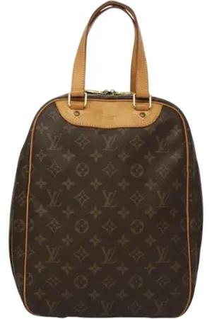 LOUIS VUITTON Pre-owned, Dames, Bruin, ONE Size, Tweedehands Canvas Louis Vuitton tassen
