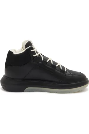 Emporio Armani Schoenen, Heren, Zwart, 43 1/2 EU, Emporio Schoenen Zwarte Sneakers
