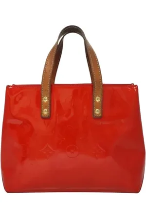 LOUIS VUITTON Pre-owned, Dames, Rood, ONE Size, Leer, Tweedehands leren Louis Vuitton tassen