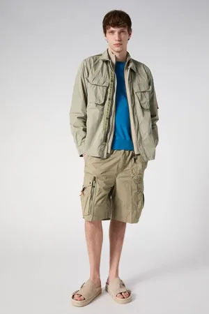 Parajumpers Jassen, Heren, Groen, 3Xl, Polyester, Millard Surchemise Zilver