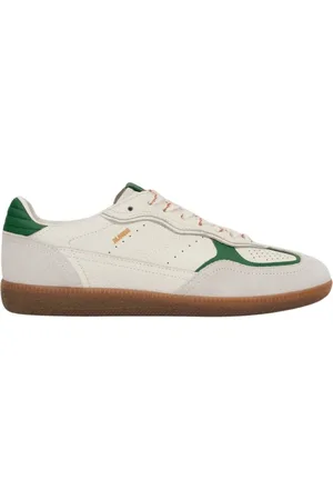 ALOHAS Schoenen, Dames, Veelkleurig, 41 EU, Leer, Tb. 490 Rife Grain White Grass Green Leren Sneakers