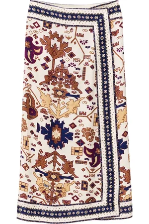 Bash Rokken, Dames, Veelkleurig, L, Ecru Varper Rok