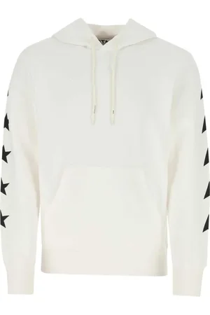 Golden Goose Sweatshirts & Hoodies, Heren, Wit, M, Katoen, Witte Katoenen Alighiero Sweatshirt