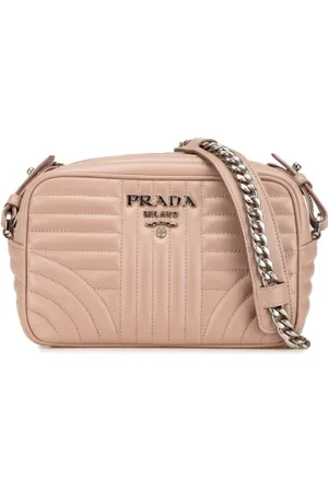 Prada Pre-owned, Dames, Roze, ONE Size, Leer, Pre-owned Leather crossbody-bags