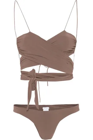 Amazuìn Badkleding, Dames, Bruin, ONE Size, Bruine Badkleding Ss 25 Stijlvol Ontwerp
