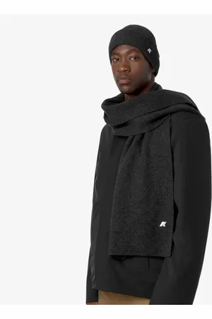 K-Way Accessoires, Heren, Zwart, ONE Size, Wol, Etienne Cardigan Stitch Wool Pure Melange