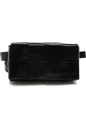Bottega Veneta Pre-owned, Heren, Zwart, ONE Size, Leer, Pre-owned Leather crossbody-bags