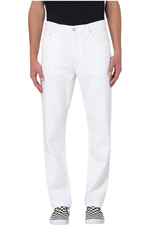 haikure Jeans, Heren, Wit, W34, Katoen, Witte Straight-Leg Jeans