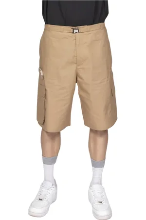 Roberto Cavalli Korte broeken, Heren, , M, Rook Bermuda Cargo Shorts Mannen