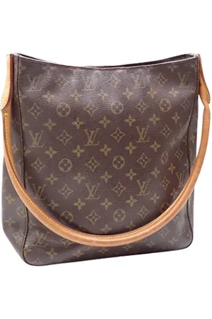 LOUIS VUITTON Pre-owned, Dames, Bruin, ONE Size, Tweedehands Canvas Louis Vuitton tassen