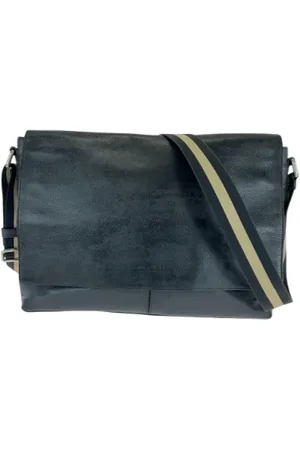 Coach Pre-owned, Dames, Blauw, ONE Size, Leer, Pre-owned Leather crossbody-bags