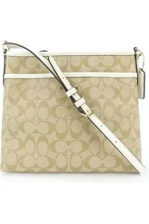 Coach Pre-owned, Dames, , ONE Size, Leer, Pre-owned Plastic shoulder-bags