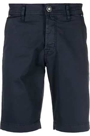 Jacob Cohen Korte broeken, Heren, Blauw, W32, Katoen, Stijlvolle Bermuda Shorts