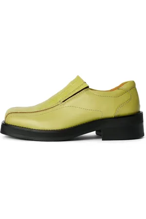 Soulland Schoenen, Dames, Groen, 39 EU, Leer, Midori dames croco loafers