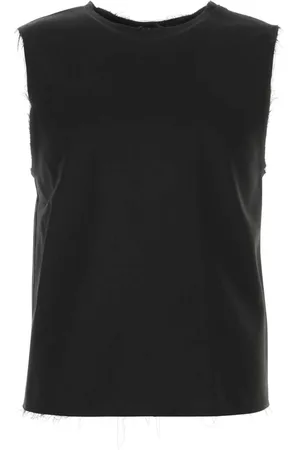 Entire Studios Tops, Dames, Zwart, S, Polyester, Zwart Stretch Tank Top Gebreide kleding