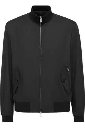 add Jassen, Heren, Zwart, 3Xl, Lichte Bomberjas MET Gebreide Details