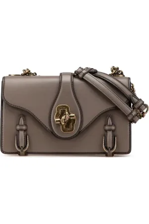 Bottega Veneta Pre-owned, Dames, Bruin, ONE Size, Leer, Pre-owned Leather crossbody-bags