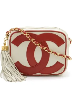CHANEL Pre-owned, Dames, Rood, ONE Size, Leer, Pre-owned Leather crossbody-bags