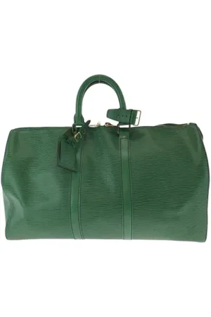 LOUIS VUITTON Pre-owned, Dames, Groen, ONE Size, Leer, Tweedehands leren Louis Vuitton tassen