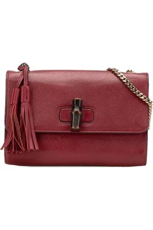 Gucci Pre-owned, Dames, Rood, ONE Size, Leer, Pre-owned Leather crossbody-bags