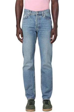 haikure Jeans, Heren, Blauw, W34, Denim, Moderne Fit Denim Jeans