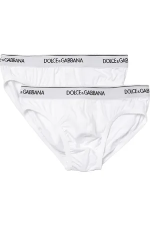 Dolce & Gabbana Ondergoed, Heren, Wit, 2Xl, Katoen, Luxe Heren Zwarte Briefs Set
