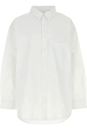Entire Studios Blouses & Shirts, Dames, Wit, XS, Oversized Wit Poplin Shirt