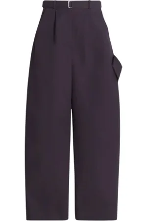Lanvin Broeken, Dames, Blauw, XS, Stijlvolle H24 Broek