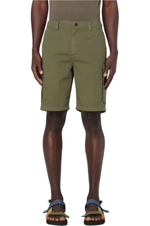 Woolrich Korte broeken, Heren, Groen, W34, Wol, Korte Blauwe Wollen Jas