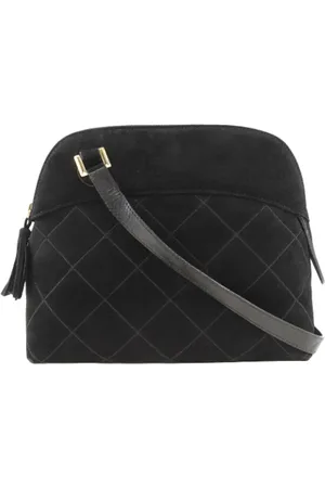 Salvatore Ferragamo Pre-owned, Dames, Zwart, ONE Size, Leer, Tweedehands leren schoudertassen