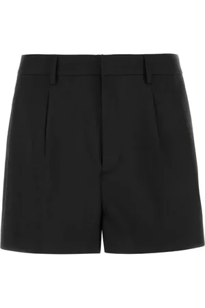 Entire Studios Korte broeken, Dames, Zwart, L, Polyester, Zwarte Stretch Polyester Puny Shorts