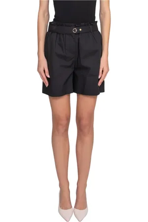 Blugirl Korte broeken, Dames, Zwart, XS, Zwarte Bermuda Shorts voor Vrouwen